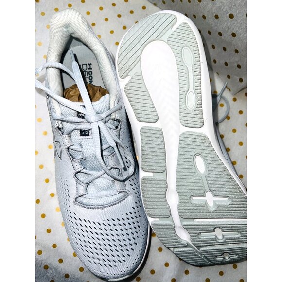 Under Armour Womens Charged Escape 3 Sneakers 11 Light Gray Breathable Mesh - Picture 6 of 7